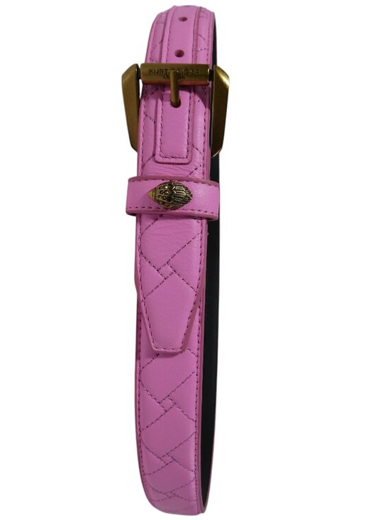 Kurt Geiger London Quilted Leather Hip Belt KG100048 Pink Size M/L main image 4